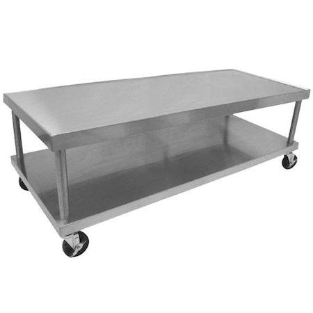 STAND/C-60 30in X 61in Stainless Steel Mobile Equipment Stand